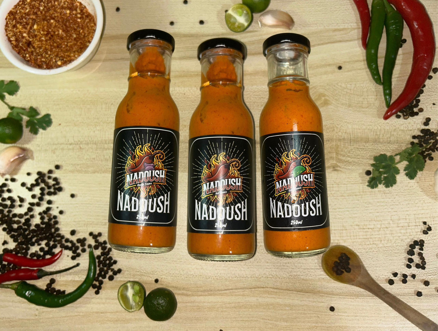 NADOUSH SAUCE (HOT FLAVOUR) 250G